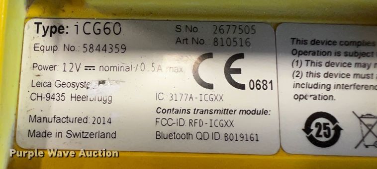 image for item MF9780 Leica  GPS System