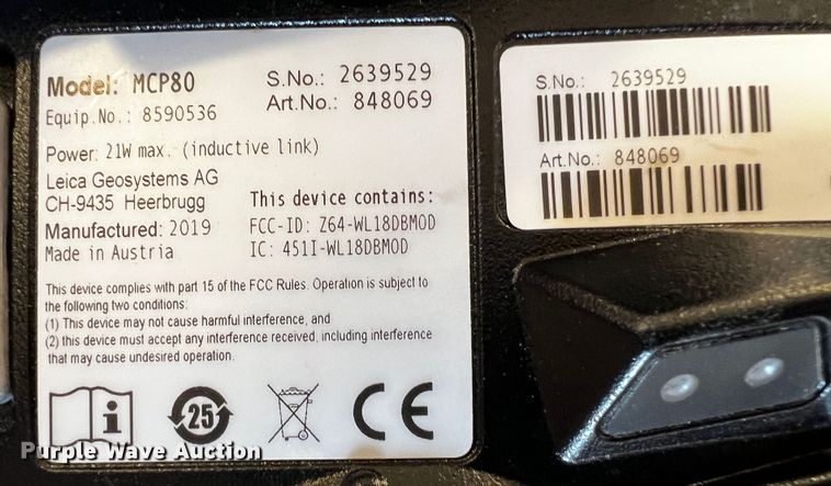 image for item MF9780 Leica  GPS System