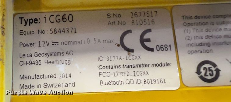 image for item MK9753 Leica  GPS system