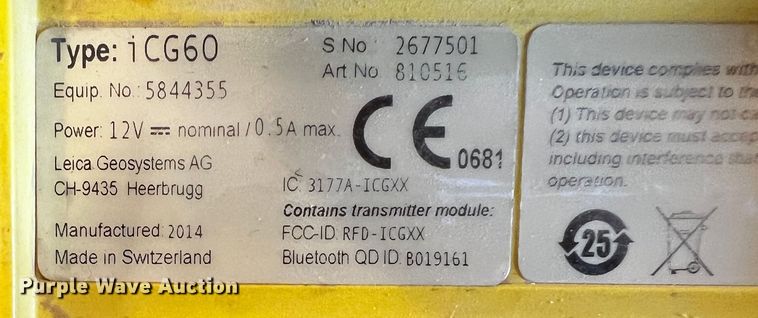 image for item MK9754 Leica  GPS system