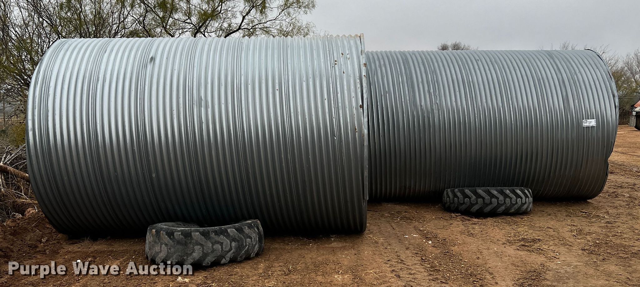 (23) tin horn culverts in Big Spring, TX Item DO8900 sold Purple Wave