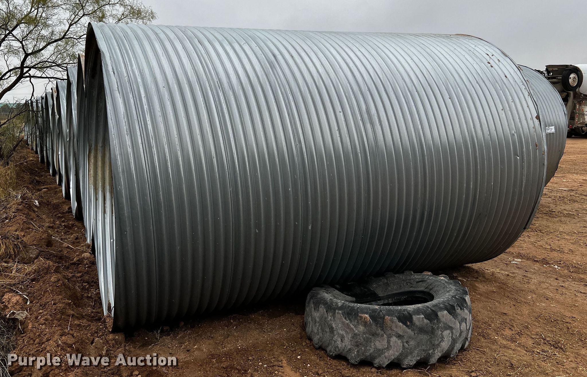 (23) tin horn culverts in Big Spring, TX Item DO8900 sold Purple Wave