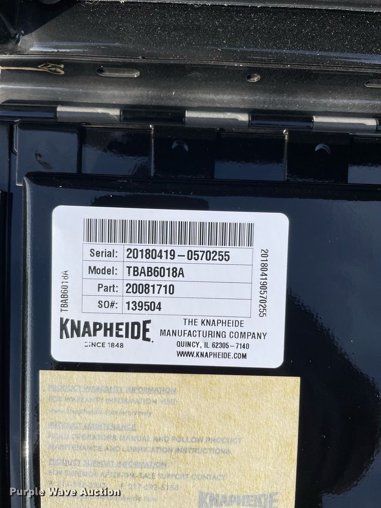 image for item JL9719 Knapheide TBAB6018A  toolbox