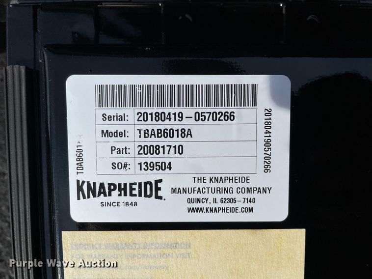 image for item JL9720 Knapheide TBAB6018A  toolbox