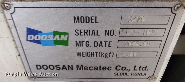 image for item LK9443 Doosan S400  CNC lathe