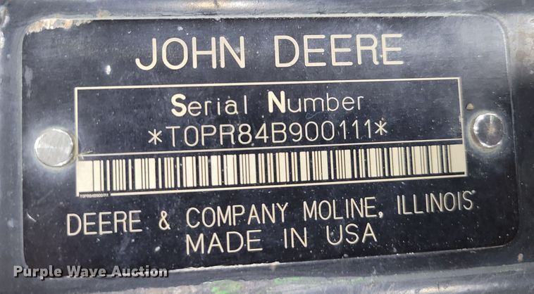 image for item LY9830 John Deere Worksite Pro PR84B  skid steer power rake