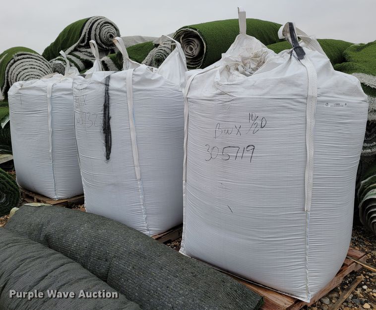 image for item LY9836 (3) bags of artificial turf padding