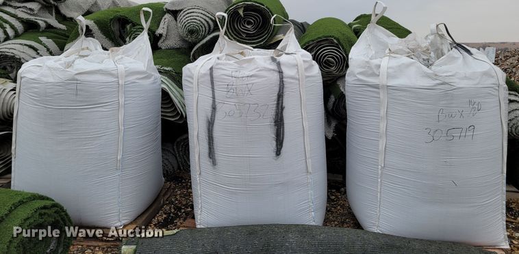 image for item LY9836 (3) bags of artificial turf padding