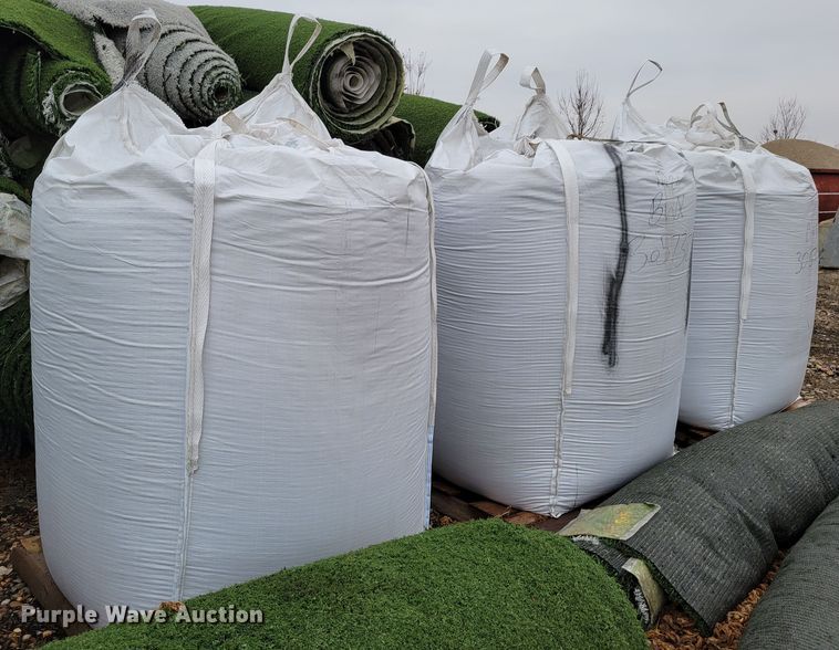 image for item LY9836 (3) bags of artificial turf padding