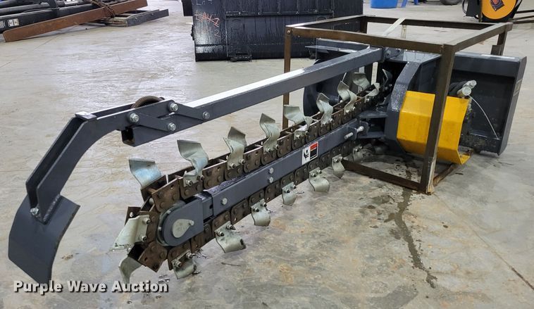 image for item LY9848 Handy Attachments HST48  skid steer trencher