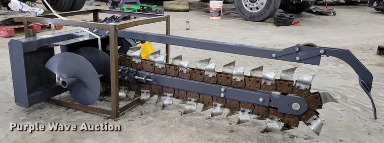 image for item LY9848 Handy Attachments HST48  skid steer trencher