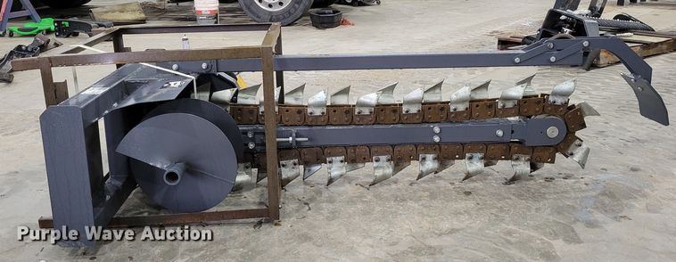 image for item LY9848 Handy Attachments HST48  skid steer trencher