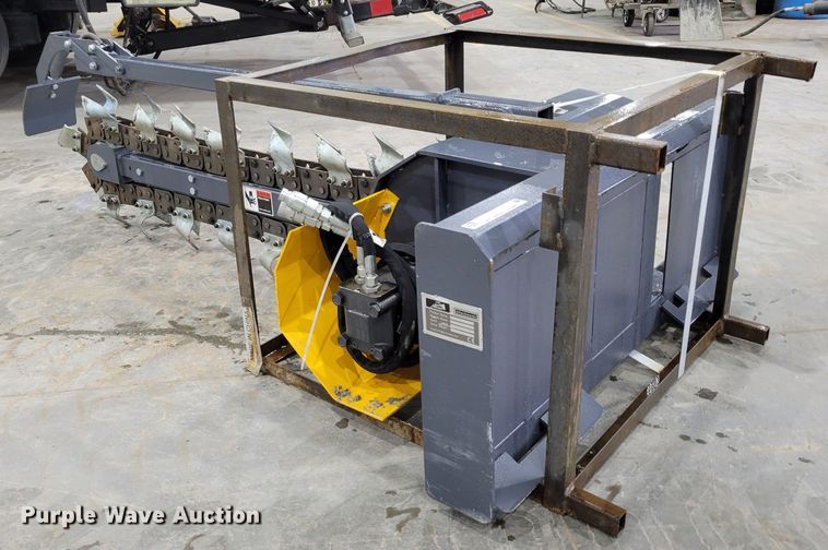 image for item LY9848 Handy Attachments HST48  skid steer trencher