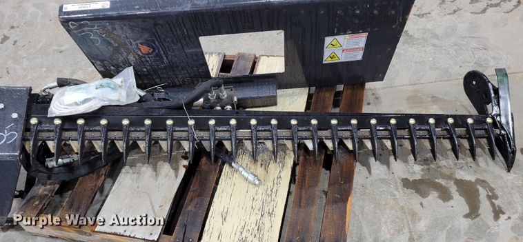 image for item LY9849 Wolverine  skid steer sickle mower