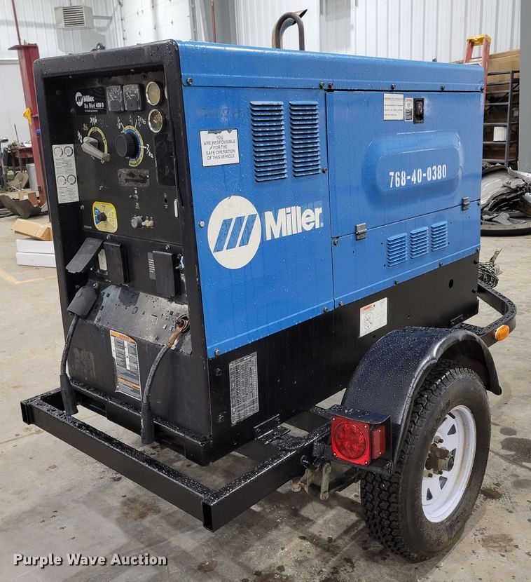 image for item LY9857 Miller Big Blue 400D  welder