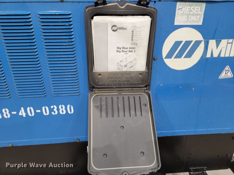 image for item LY9857 Miller Big Blue 400D  welder