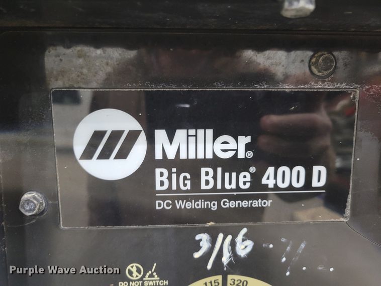 image for item LY9857 Miller Big Blue 400D  welder