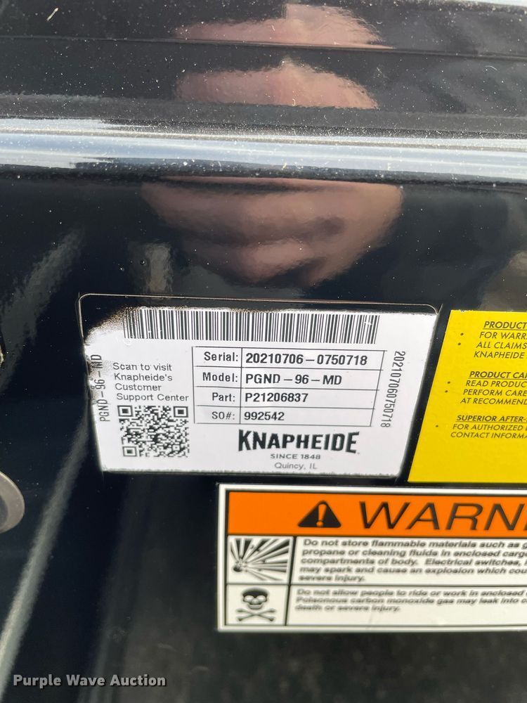 image for item MA9796 Knapheide PGND-96-MD  flatbed