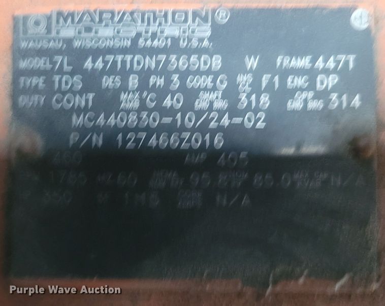 image for item MH9617 Quincy QSI1500W0W3150  air compressor