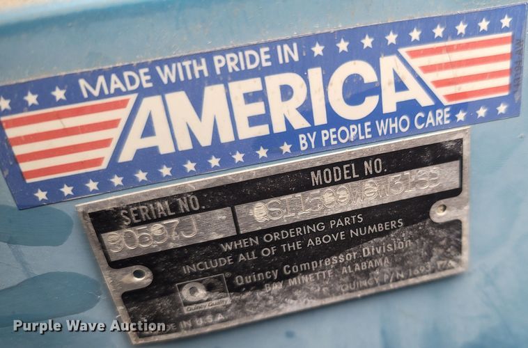 image for item MH9617 Quincy QSI1500W0W3150  air compressor