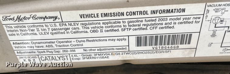 image for item MI9602 2003 Ford Crown Victoria