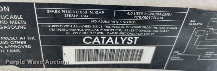 image for item MI9625 2007 Chrysler Pacifica Touring  SUV