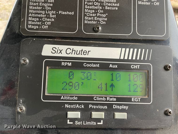 image for item MI9638 1998 Six Chuter Skye Ryder Aerochute power parachute