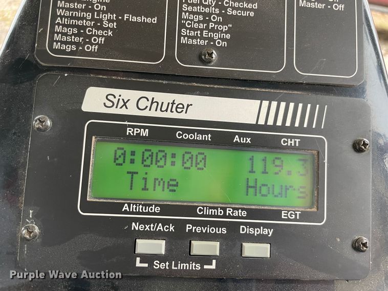 image for item MI9638 1998 Six Chuter Skye Ryder Aerochute power parachute