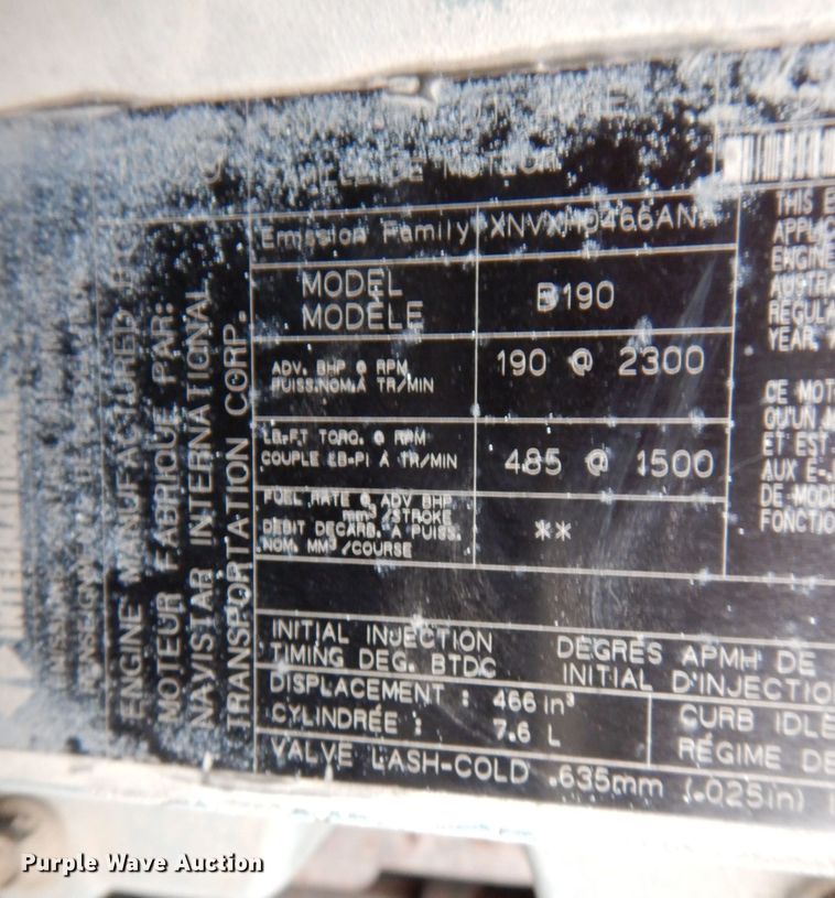 image for item KW9563 2000 International 4700  forestry bucket truck