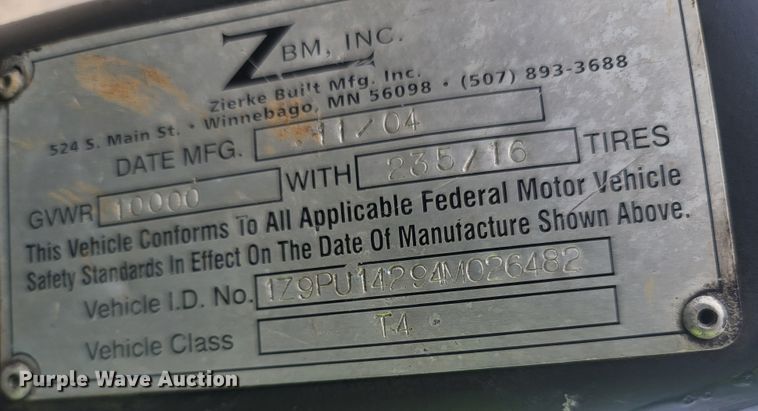 image for item MH9632 2004 Condux Tesmec  underground cable puller