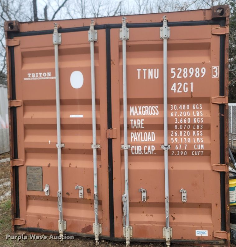 image for item MH9638 Triton  shipping container