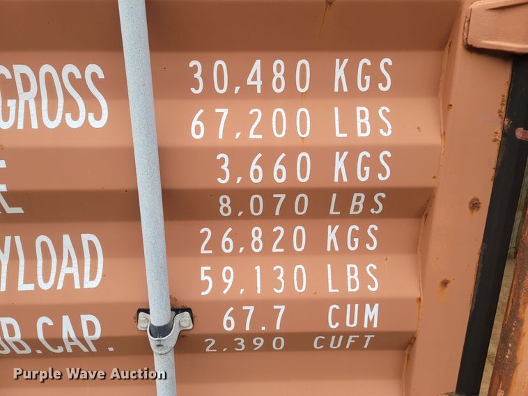 image for item MH9638 Triton  shipping container