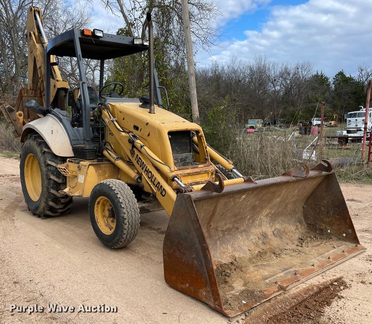 image for item MI9655 New Holland 555E  backhoe