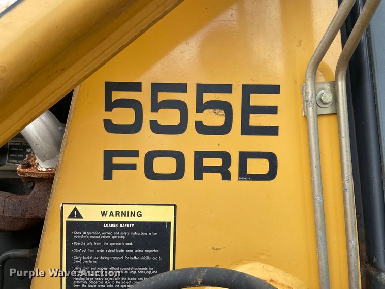 image for item MI9655 New Holland 555E  backhoe