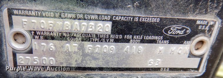 image for item DI6870 1978 Ford  pumper fire truck