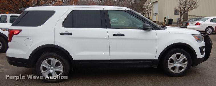 image for item DI6953 2018 Ford Explorer Police Interceptor  SUV