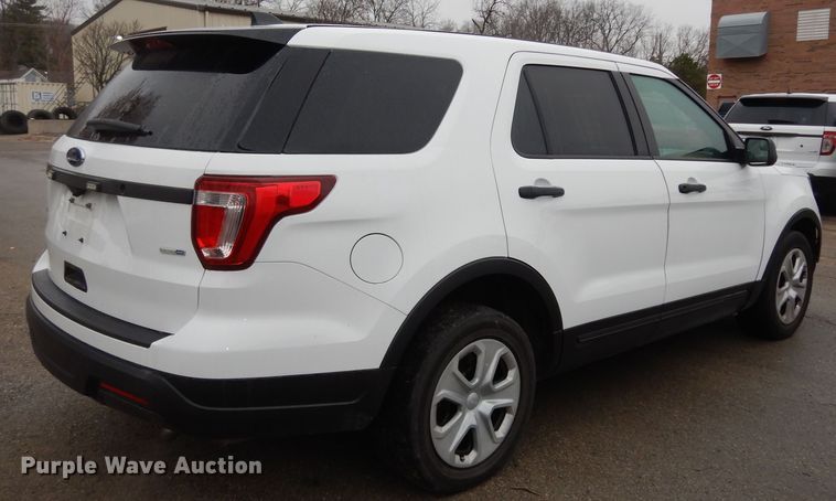 image for item DI6953 2018 Ford Explorer Police Interceptor  SUV