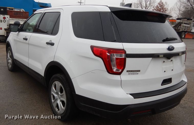 image for item DI6953 2018 Ford Explorer Police Interceptor  SUV