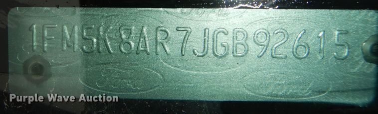 image for item DI6953 2018 Ford Explorer Police Interceptor  SUV