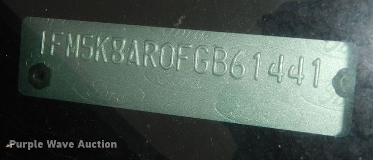 image for item DI6981 2015 Ford Explorer Police Interceptor  SUV