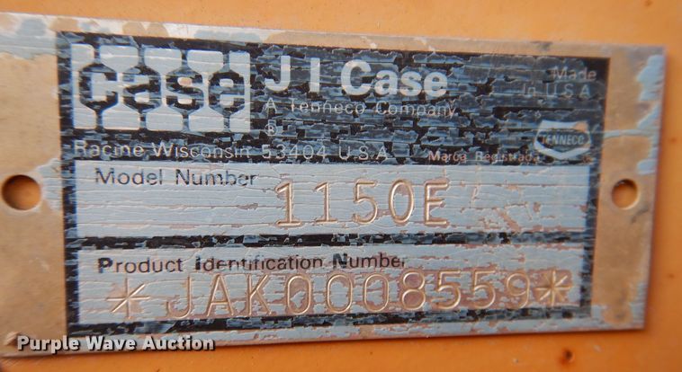 image for item DK2076 1988 Case 1150E  dozer