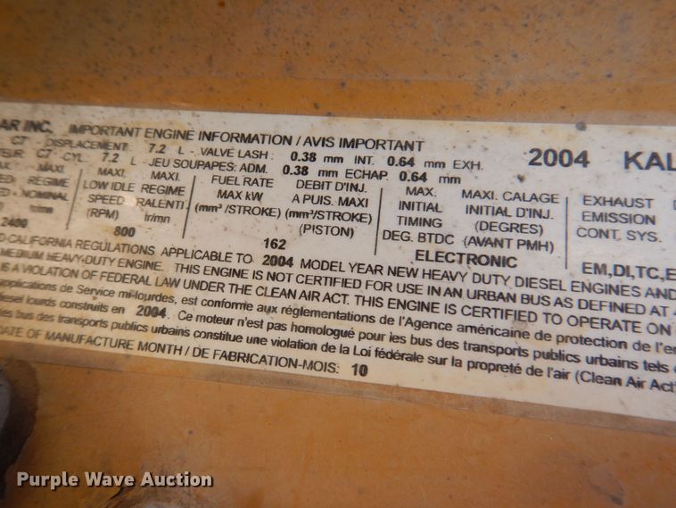 image for item DK2078 2005 Thomas 101PS  school bus