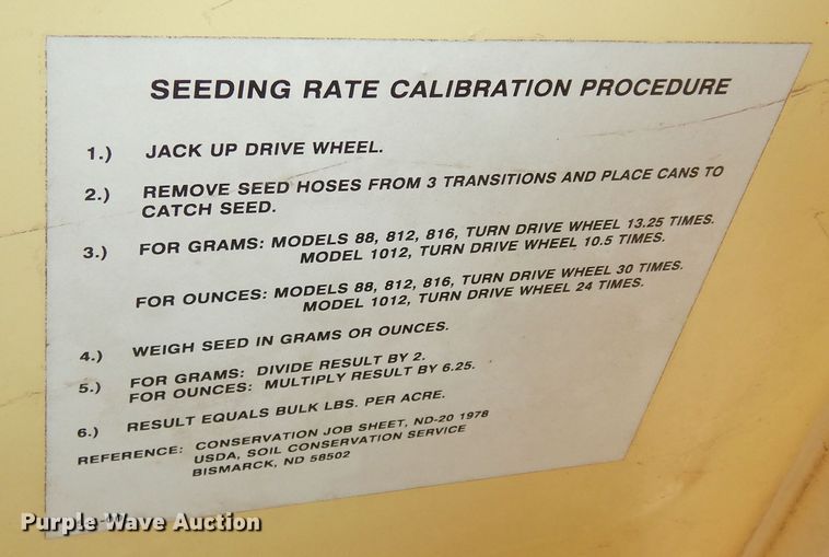 image for item DK7499 Truax FLXII-812  grain drill