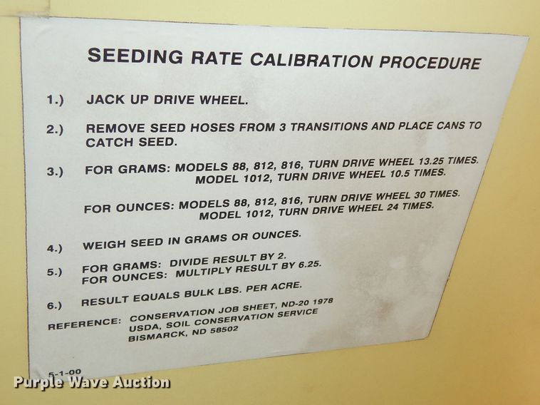 image for item DK7500 Truax FLXII-812  grain drill