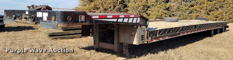 image for item DM8130 2005 Landoll 610B-53  drop tilt deck equipment trailer