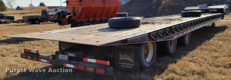 image for item DM8130 2005 Landoll 610B-53  drop tilt deck equipment trailer