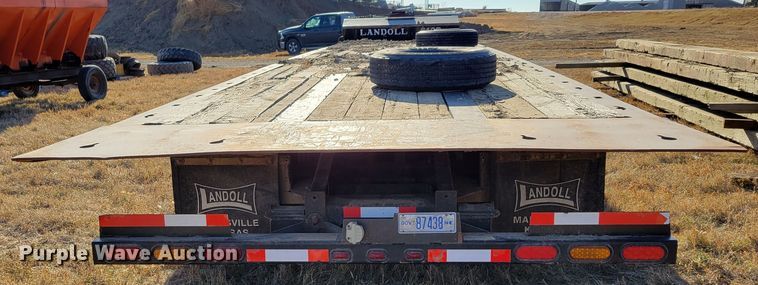 image for item DM8130 2005 Landoll 610B-53  drop tilt deck equipment trailer