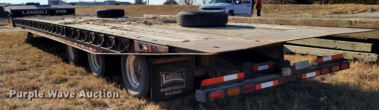 image for item DM8130 2005 Landoll 610B-53  drop tilt deck equipment trailer