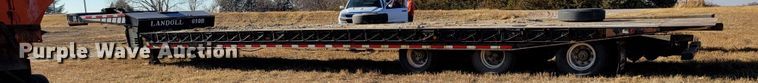 image for item DM8130 2005 Landoll 610B-53  drop tilt deck equipment trailer