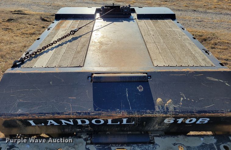 image for item DM8130 2005 Landoll 610B-53  drop tilt deck equipment trailer